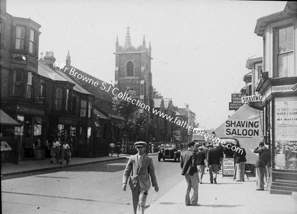 ST MARY'S CHURCH AND PEDESTRIANS